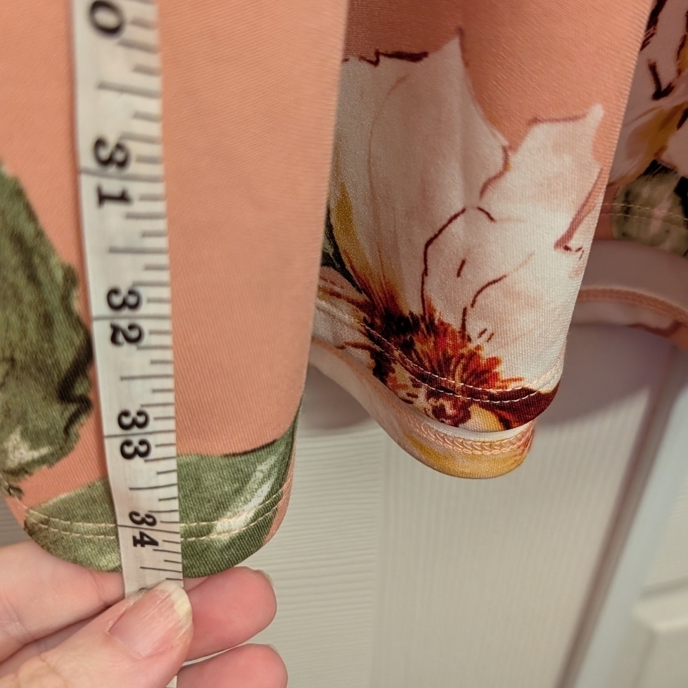 Monteau Pink Floral Halter Mini Dress - Picture 3 of 6
